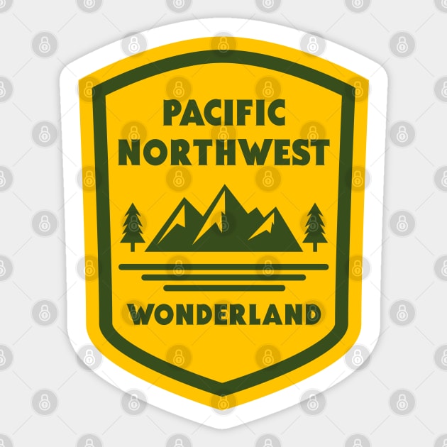 Pacific Northwest Sticker by happysquatch